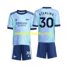 Fotbalový Dres Arsenal Sterling 30 Dětské Alternativní 2024/25